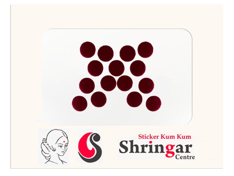 Plain Maroon Bindi