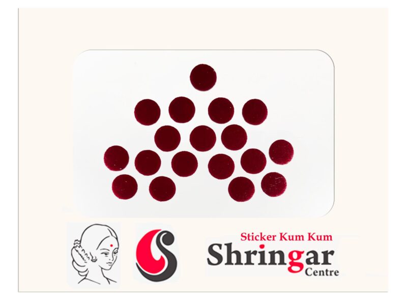 Plain Maroon Bindi