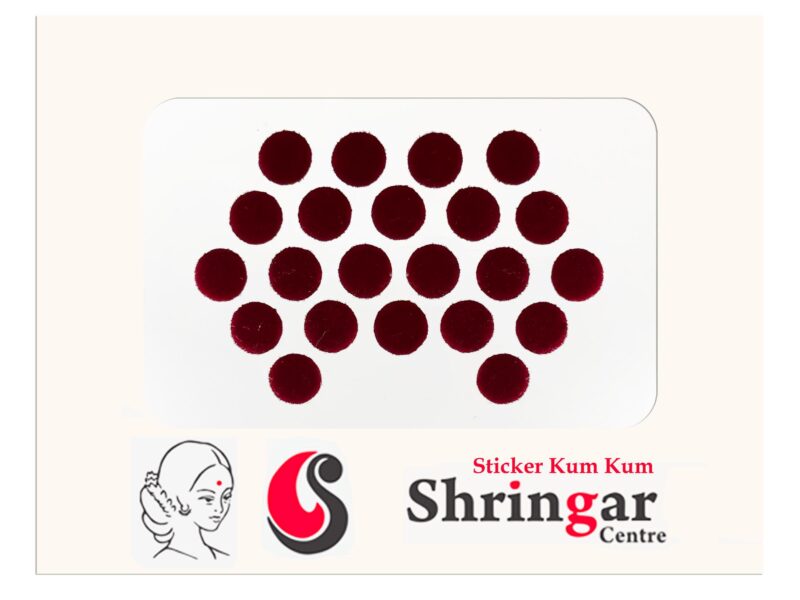 Plain Maroon Bindi