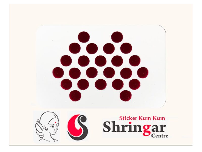Plain Maroon Bindi
