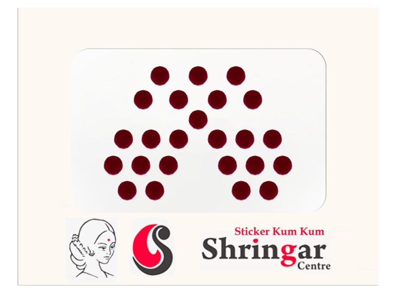 Plain Maroon Bindi